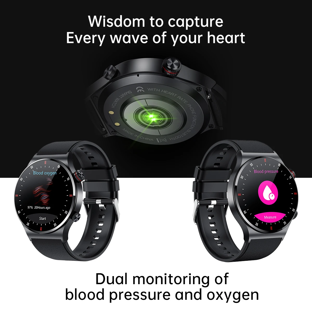 2024 New ECG+PPG Smart Watch Bluetooth Call Men Sports Bracelet NFC Waterproof Custom Watches Men Smartwatch For HUAWEI Xiaomi