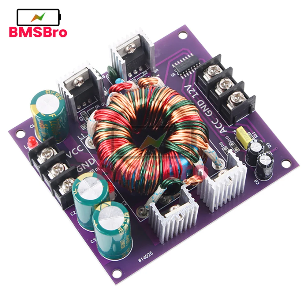 12V to positive and negative 24V DC-DC single DC subwoofer car car audio amplifier boost dual power supply board 3A