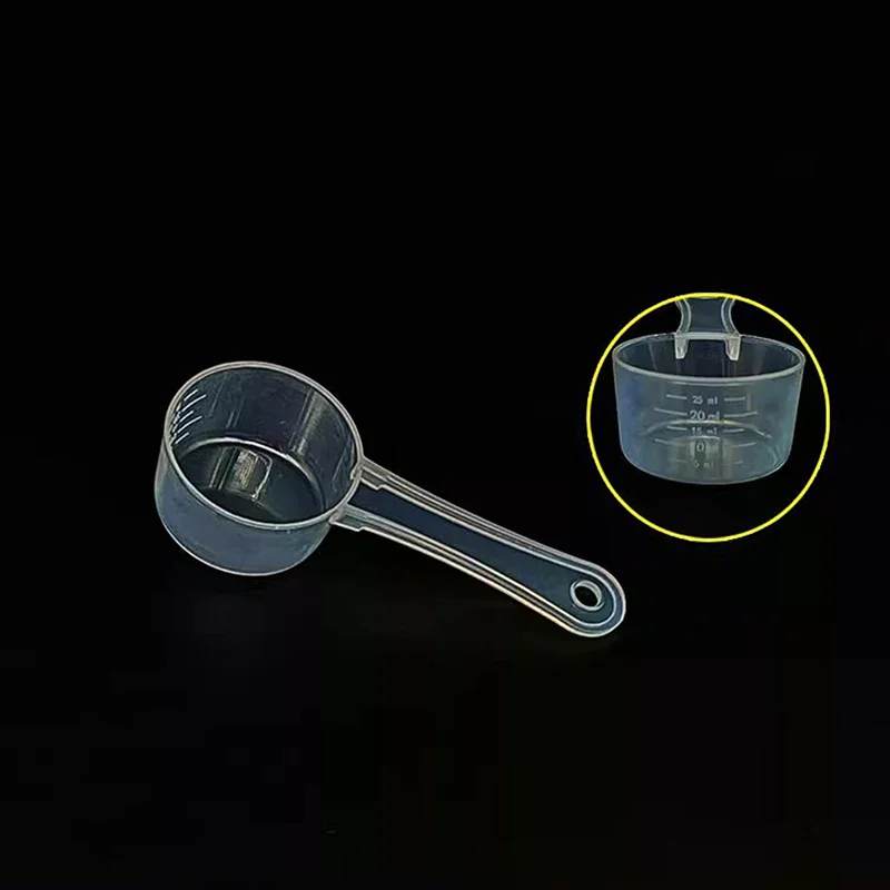 2-10pc 15-120ml Plastic Measuring Coffee Scoop With Scale Baking Utensil Milk Powder Laboratory Liquid Spoon Kitchen Accessories