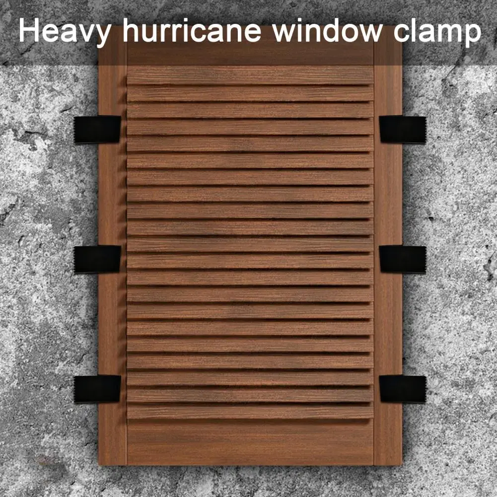 Plywood Window Installation Clips High Strength Hurricane Window Clips for Storm Protection Panels 16 Pcs Reusable for Home
