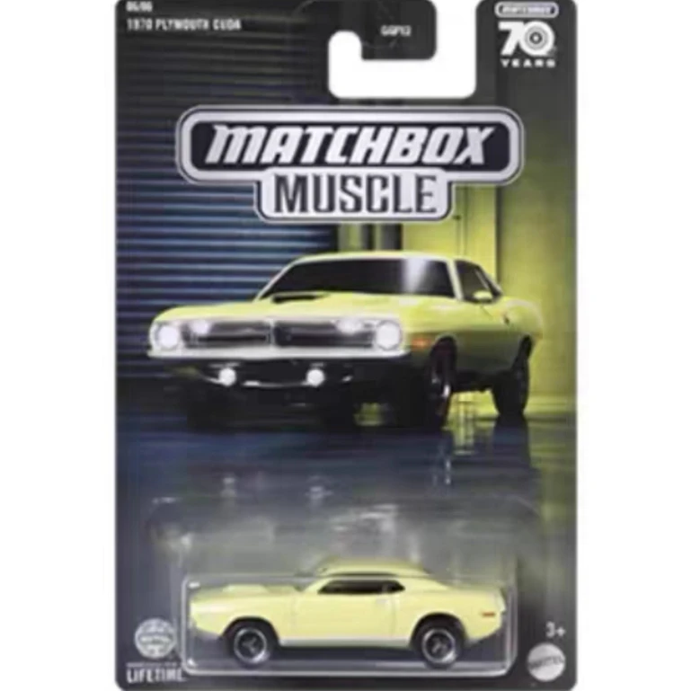 Matchbox GGF12 1:64 Muscle Car Ford Mustang Dodge Charger c8 Plymouth barracuda Collection diecast alloy car model display gift