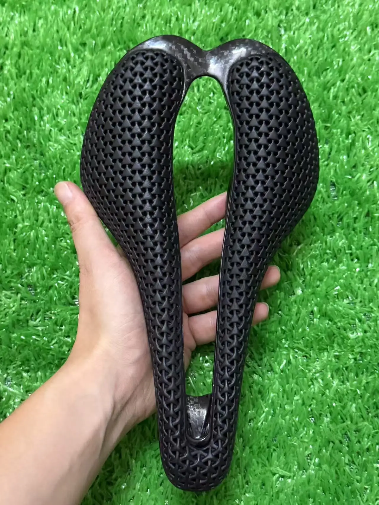 AliExpress NONE 3D Printed Saddle Ultralight 175g 7*9 Bike Seating For Men Women Triathlon Road saddle MTB Gravel Cycling Parts bicycle seat