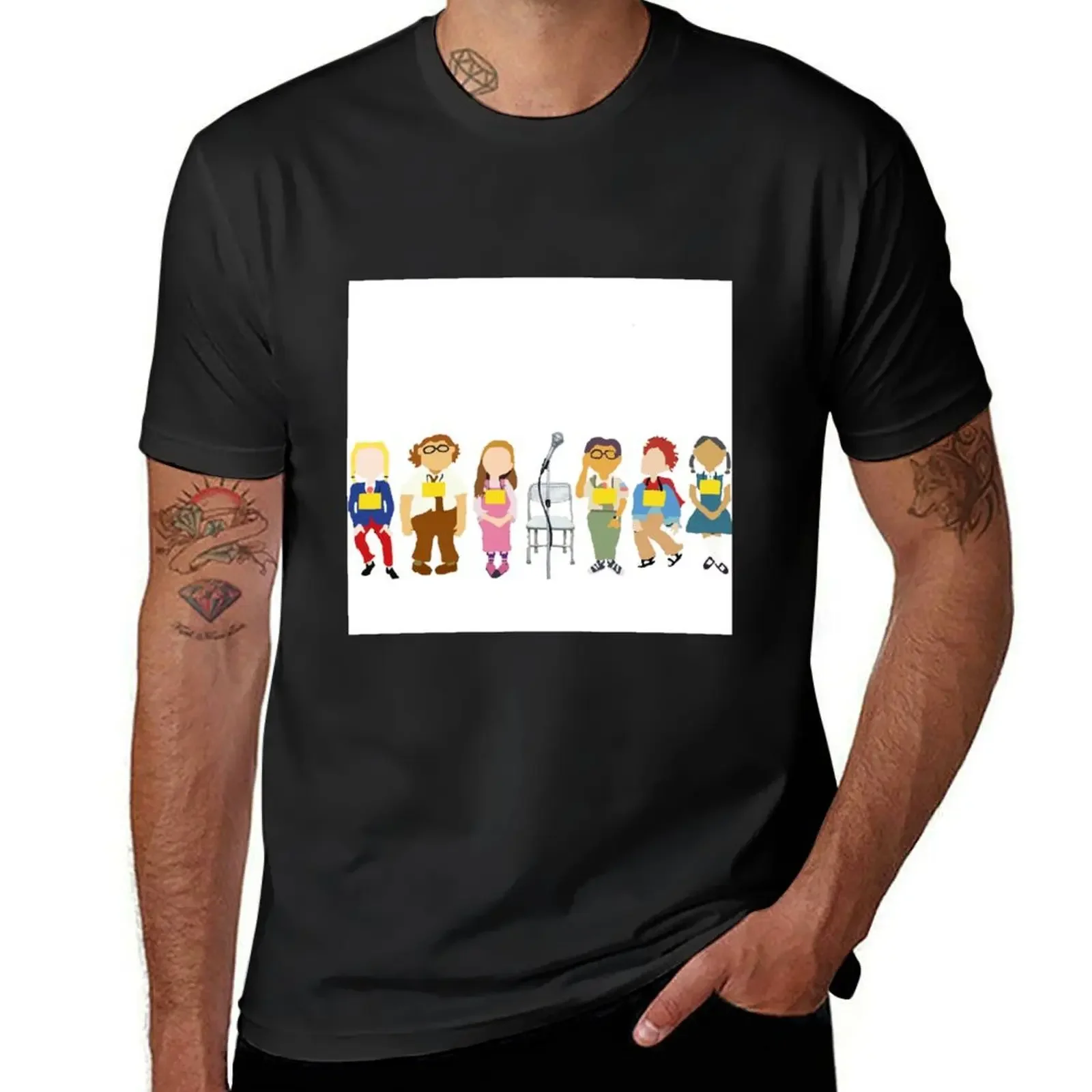 The 25th Annual Putnam County Spelling Bee T-Shirt anime t shirts graphics plain white t shirts men