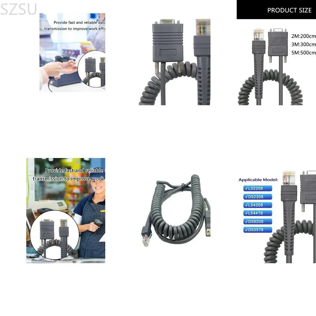 Szsu RJ45 To DB9 RS…