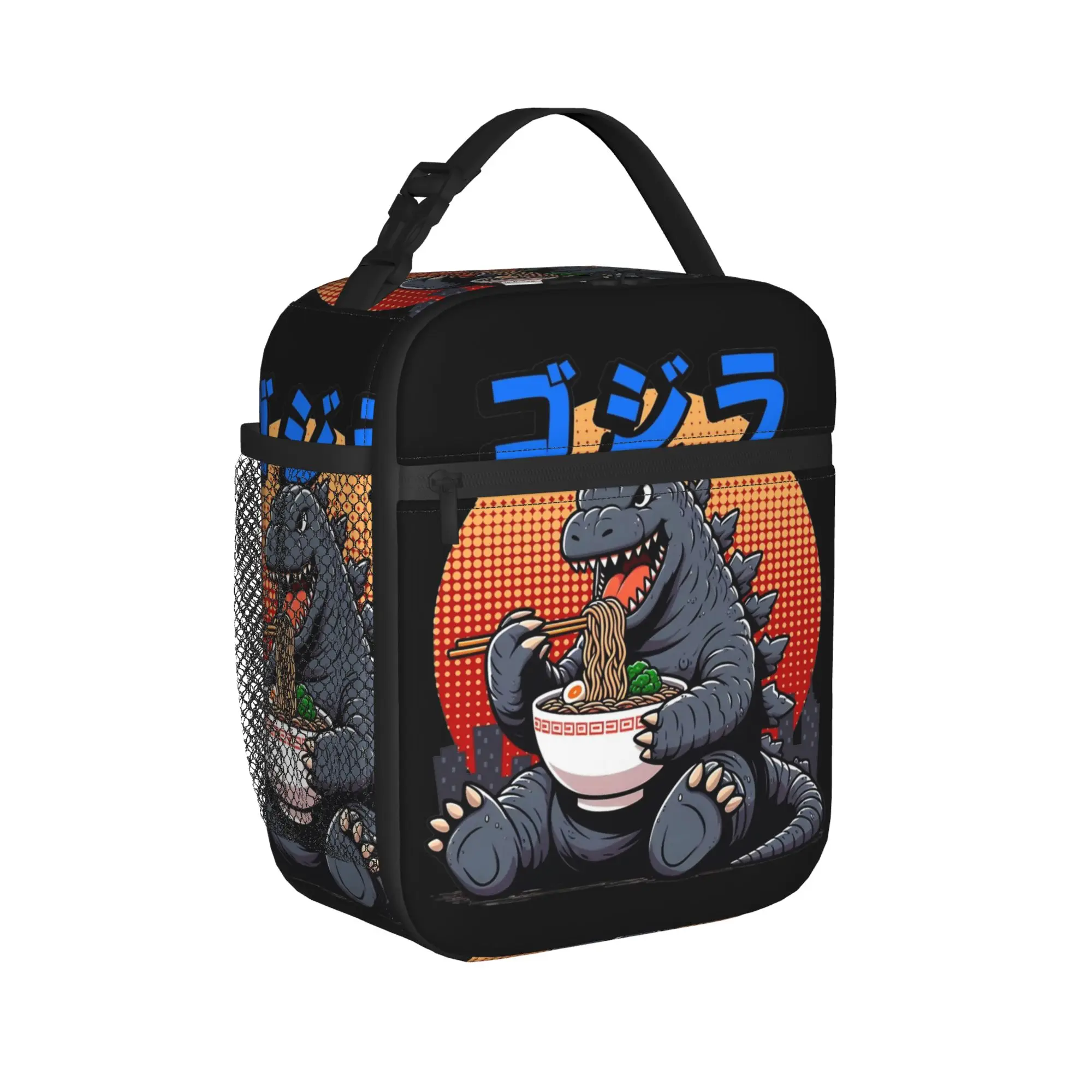 Monster G-Godzillas Thermal Insulated Lunch Bags for Work  Portable Food Bag Cooler Thermal Lunch Boxes