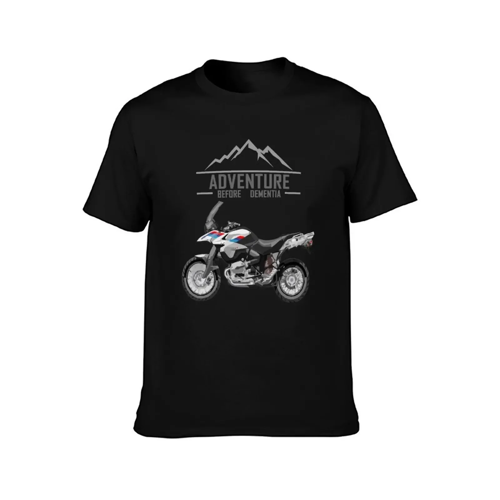 Adventure Before Dementia Funny Mountain Adventure GS Motorcycle Bike T-Shirt cute clothes customizeds plus sizes mens clothing