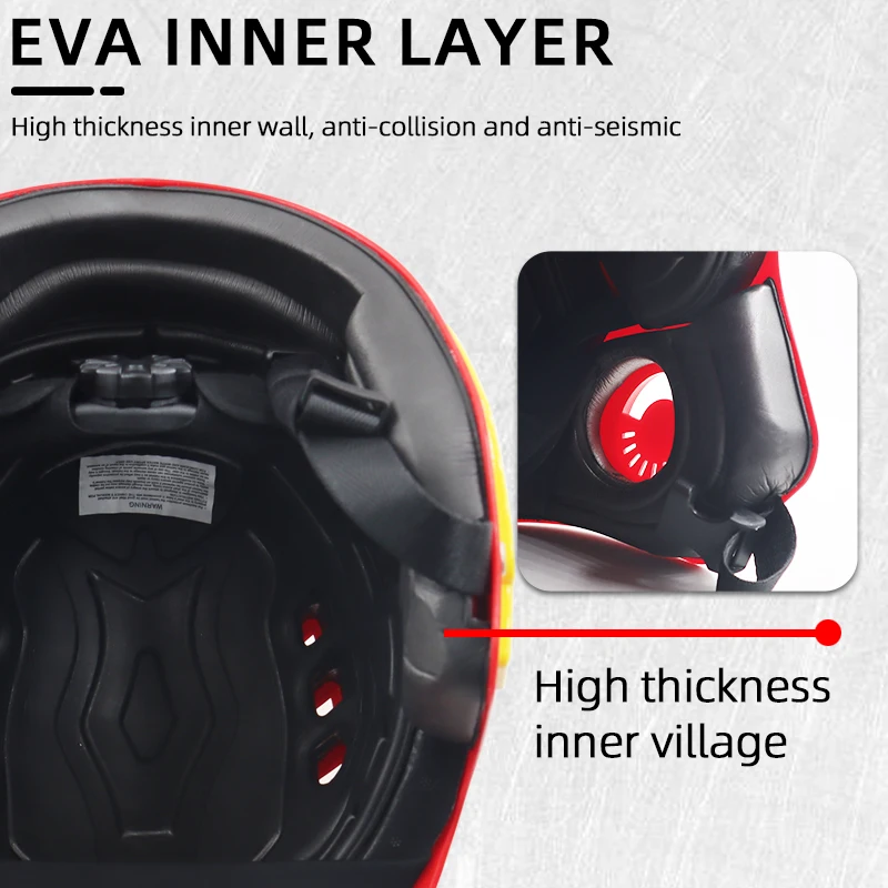 خوذة إنقاذ المياه في الهواء الطلق مقاومة للصدمات، تهوية عازلة قابلة للتنفس، محيط الرأس قابل للتعديل، قاعدة ثابتة متعددة الوظائف #4
