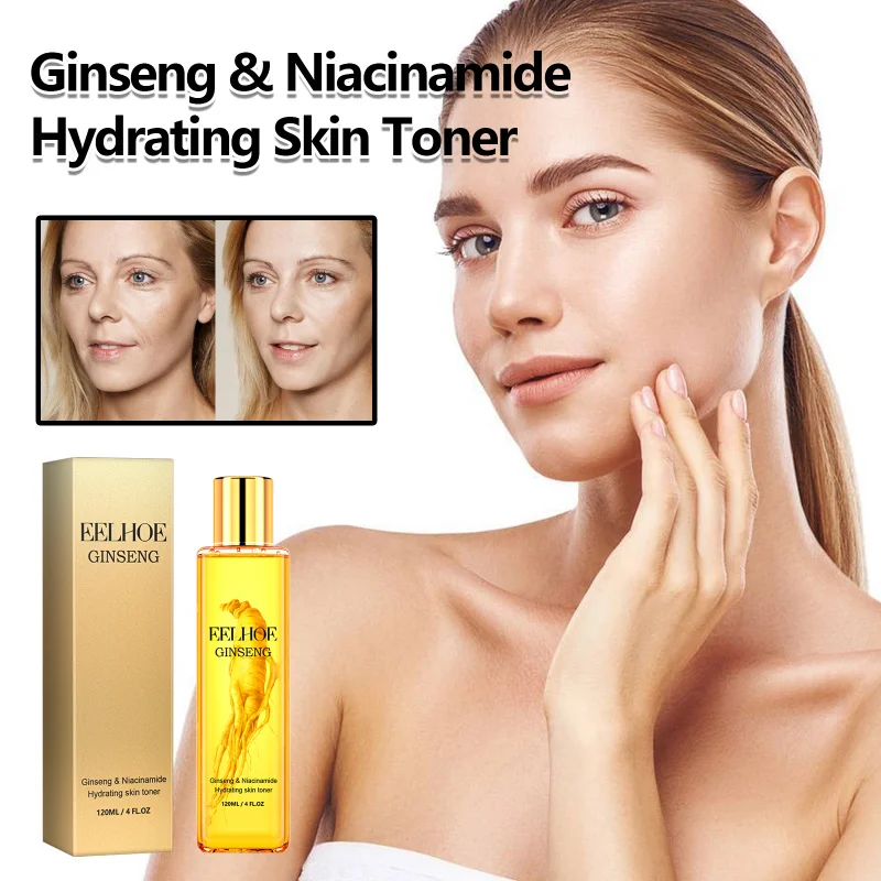 

Ginseng Toner, Reduces Fine Lines, Hydrated Radiance, Non-Greasy & Easily Absorbed, Boosts Skin Elasticity With Smooth Touch