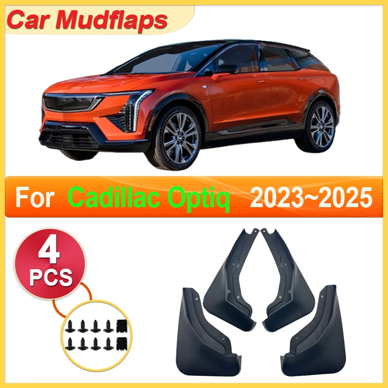 

Car Mudguards Parts For Cadillac Optiq 2023~2025 Front Rear Wheel Mudguards Mudflap Fender Flare Cover Guard Auto Mud Accessorie