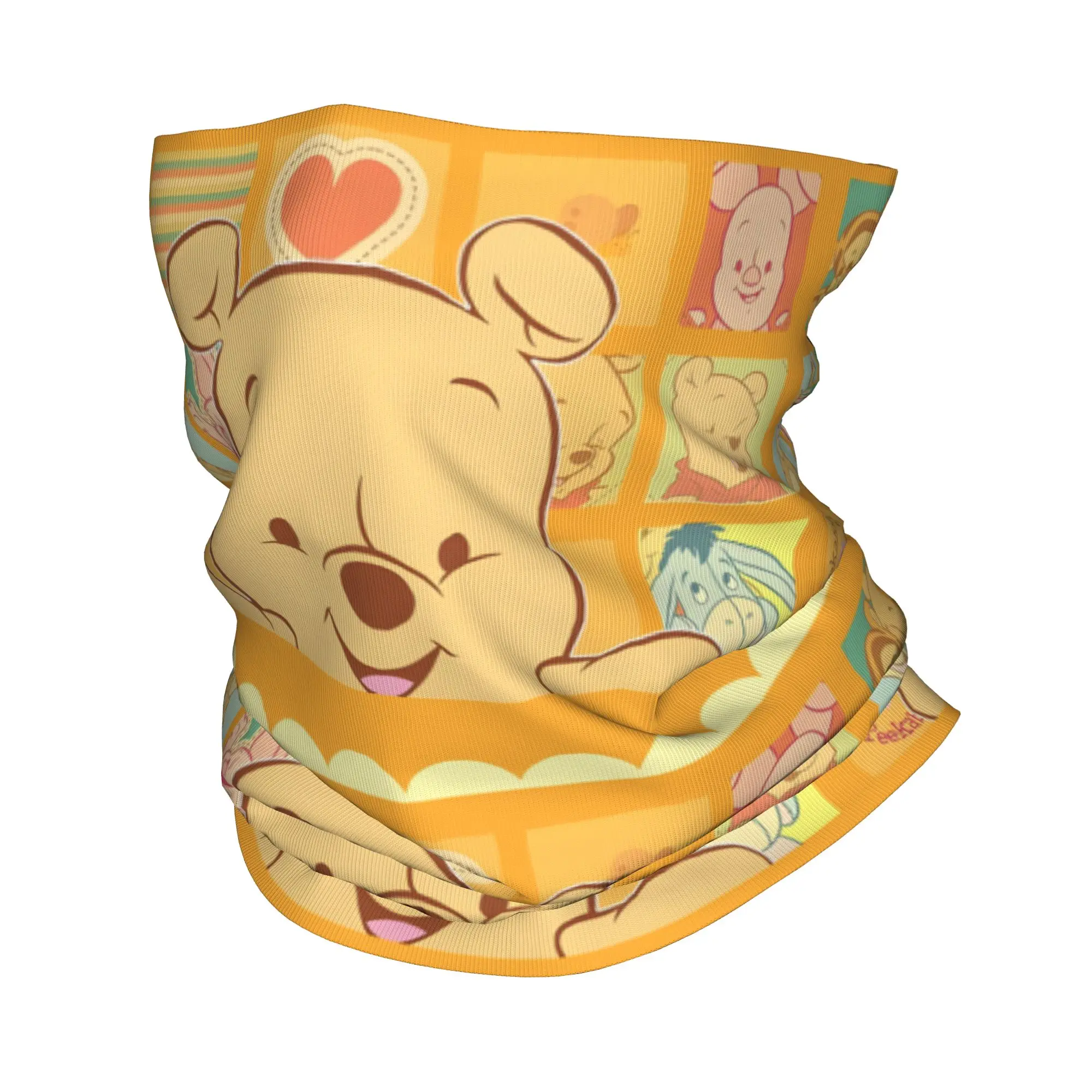 

Многофункциональный шарф-бандана/гейтер с Винни-Пухом в стиле каваи для мужчин и женщин: для походов, охоты, как повязка на голову или согревающий аксессуар