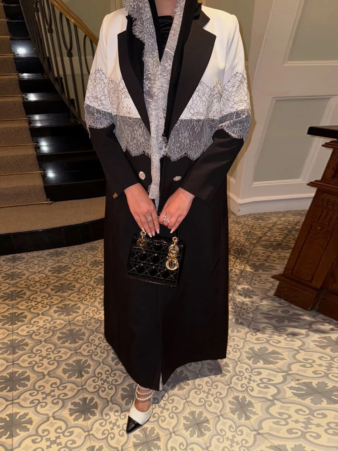 عباية نسائية للعيد وشاح دانتيل دبي فستان نسائي مفتوح عباية إسلامية حفلة عربية رداء طويل المغرب قفطان جلابية رمضان 2025 #4