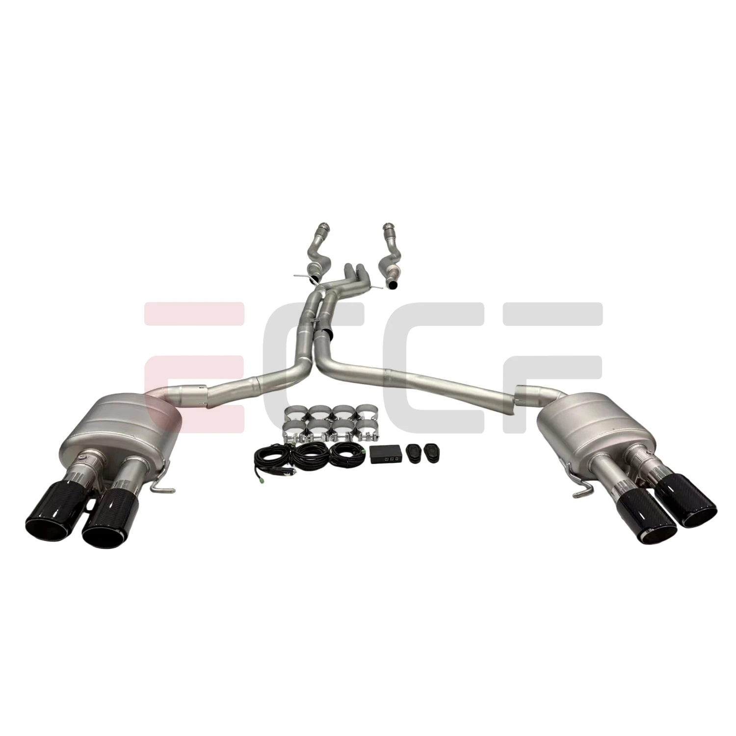 Sporty Stainless steel Complete exhaust system FOR Audi S6 S7 C7 Aggressive Exhaust Sound Plug and Play Performance Upgrade