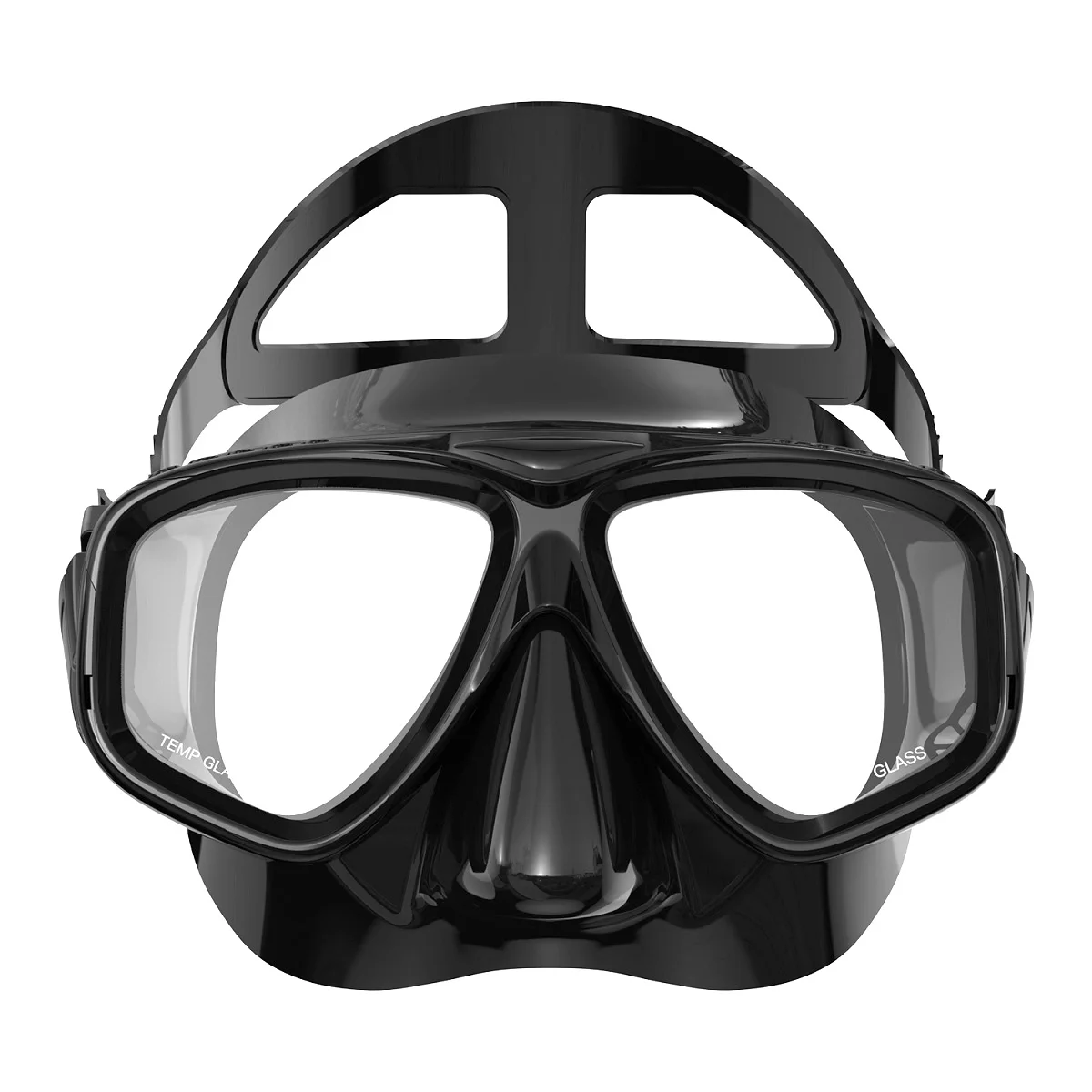 Tauchmaske Optische Kurzsichtigkeit Myopie Tauchglas Tauchschwimmbrille Gehärtete Brille Kurzsichtiges Lesen -1,0 bis -9,0 – Detail 5