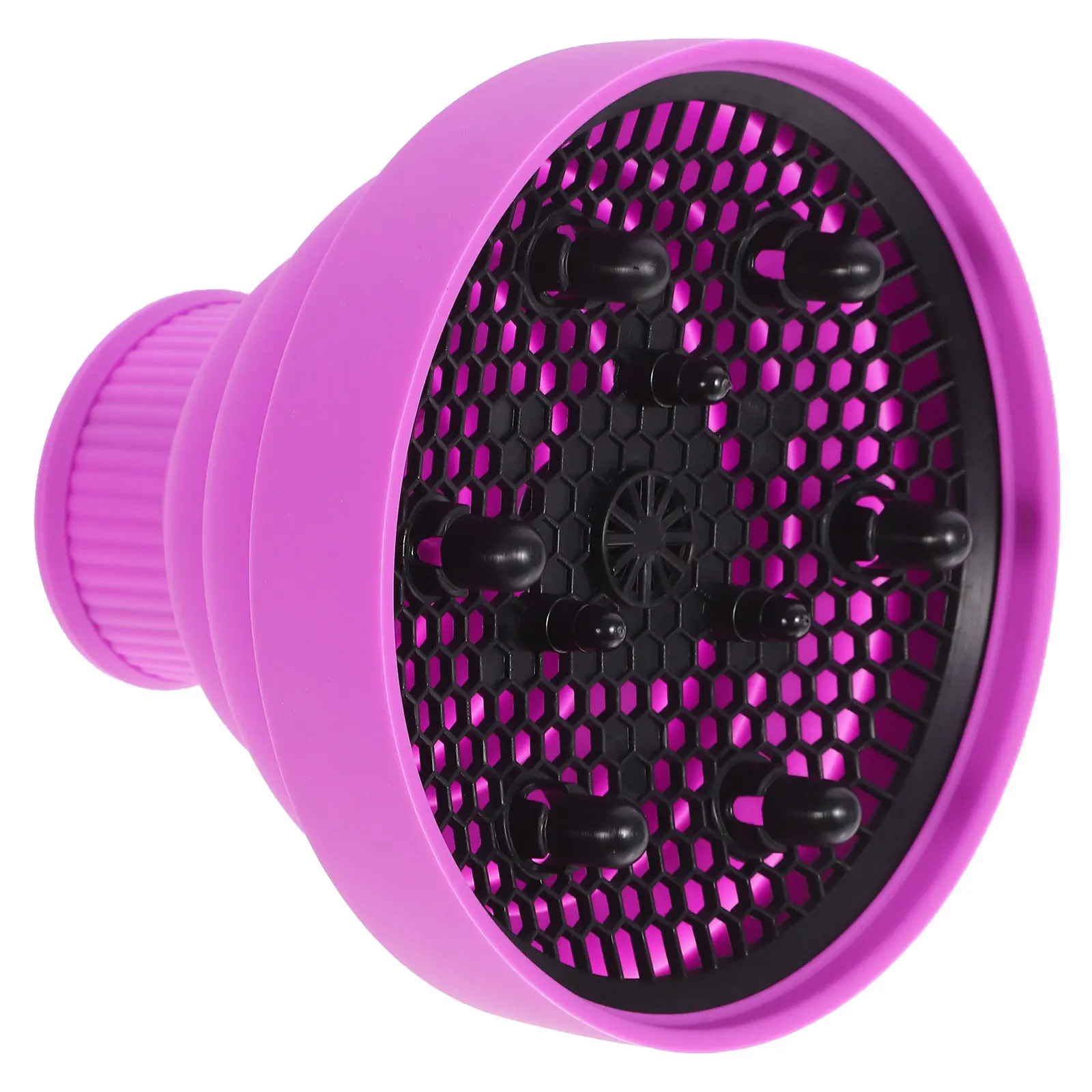 

Collapsible Hair Dryer Diffuser Attachment for Curly Wavy Hair Gentle Drying Styling Blow Dry Cap Hood Dryer Diffuser Cover
