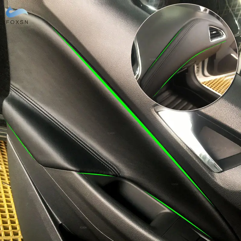 

Для Chevrolet Classic Cruze 2016 2017 2018, панели дверных ручек автомобиля/центральная панель управления, панель приборной панели, кожаная отделка из микрофибры