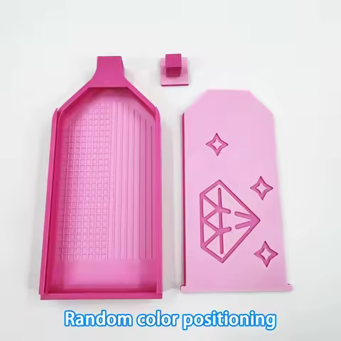 DIY Craft Diamond Painting Tray Kits Multi-Color Embroidery Large Diamond Painting Tray Glitter With Lid Drill Storage Box