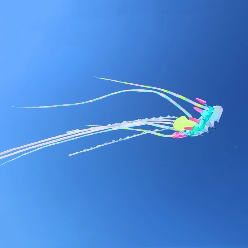 

18m jellyfish kite flying inflatable kite windsocks outdoor game trilobites kites programmable toys dragon kite Butterfly kite