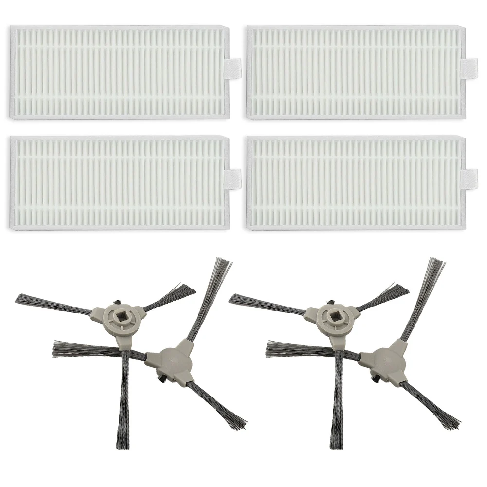 Efficient Replacement Side Brush And Filter Kit For Ropvacnic S1 For Tipdiy G90…