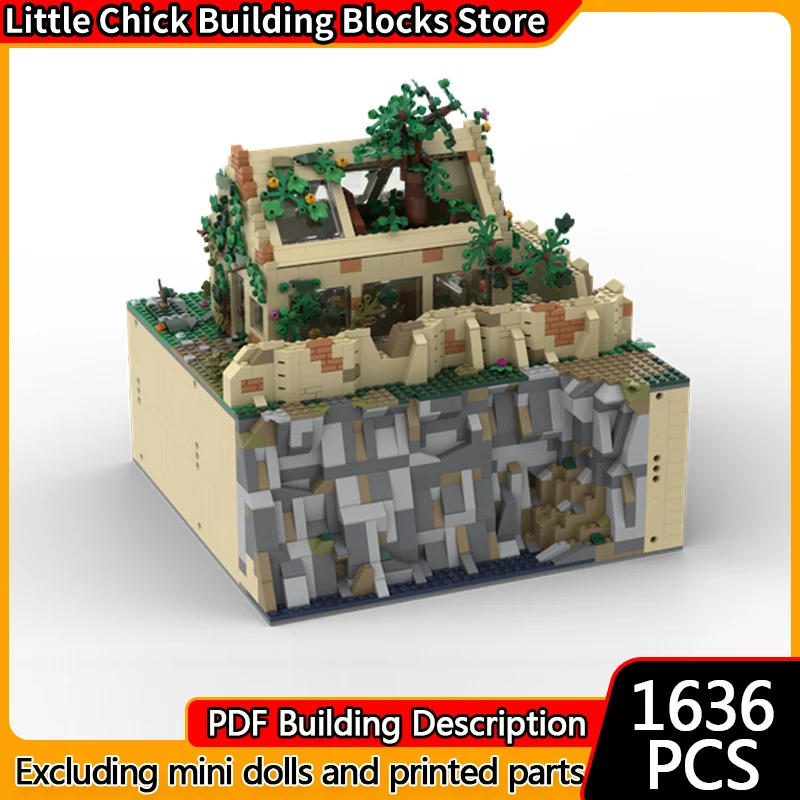 

Волшебная модель фильма MOC, строительные кирпичи, киносцена, теплицы, модульная технология, детские праздничные подарки, сборные игрушки, костюм