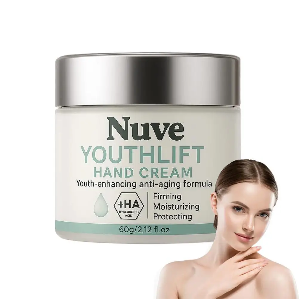 Nuve Retinol Firming Hand Cream 60g Hyaluronic Acid Collagen Long Lasting Hydration Smooth Rough Skin Anti Aging Hand Care