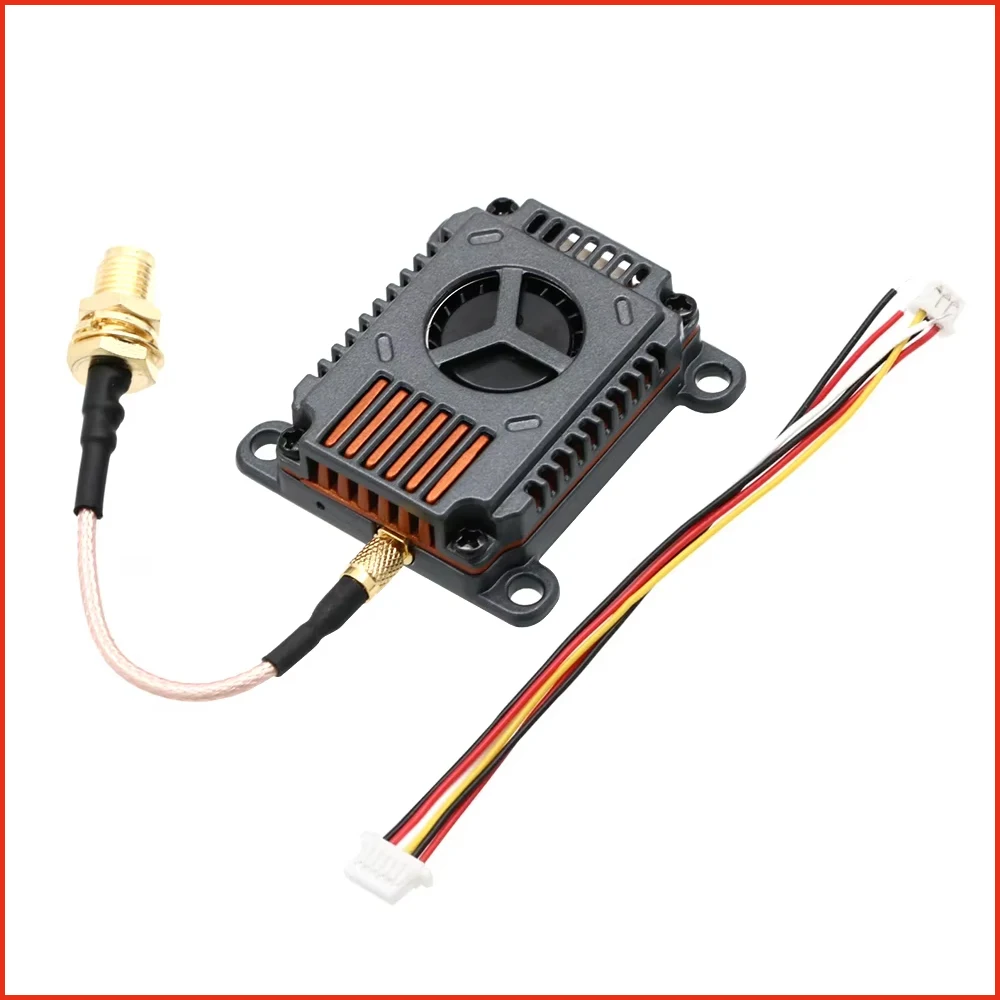 

LST 3W 5.8ГГц 48 каналов 2-8S VTX 25мВт/1000мВт/2000мВт/3000мВт с регулируемым охлаждающим вентилятором для FPV-дронов дальнего радиуса действия