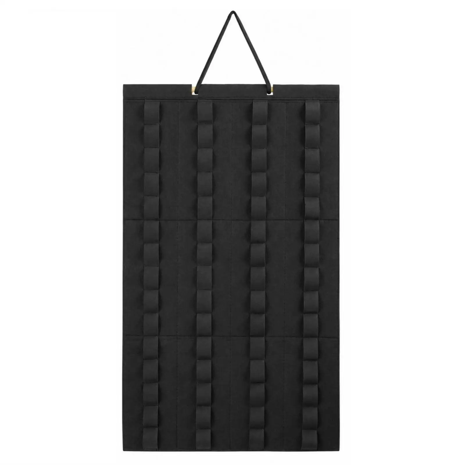 Felt Storage Rack Wall Mount Organizer with Top Loop for Small Toy Cars Display Holder for Bath Toys Room