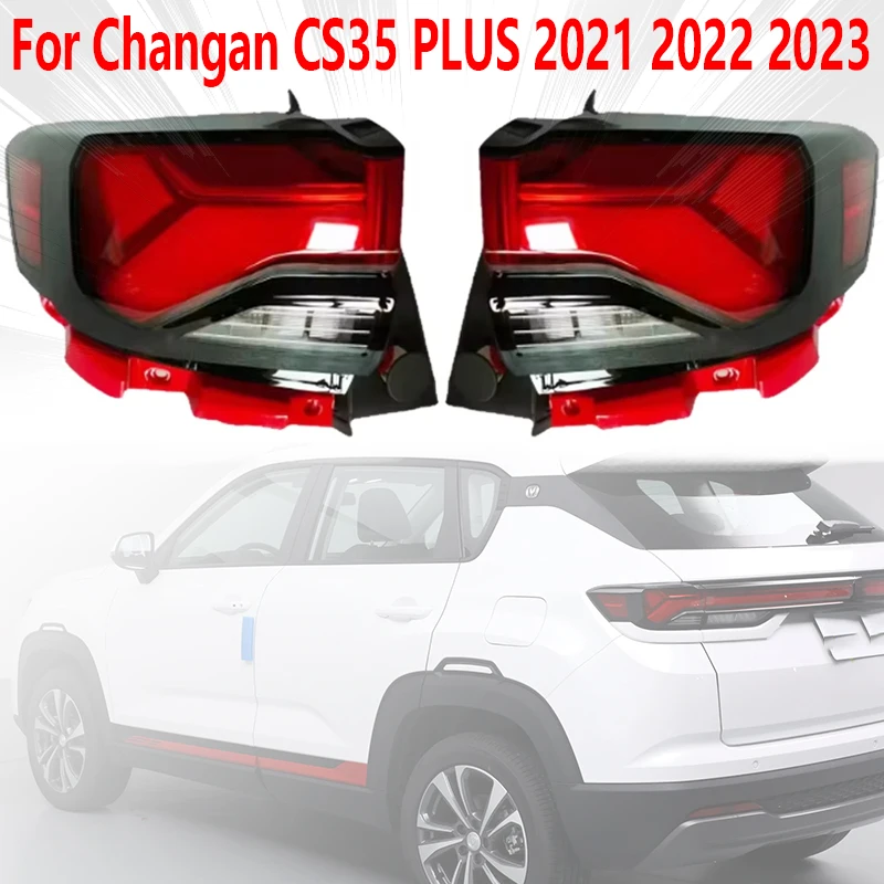 

Для Changan CS35 PLUS 2021 2022 2023, автозапчасти, светильник бампера в сборе, указатель поворота, сигнальная лампа тормоза, задняя фара