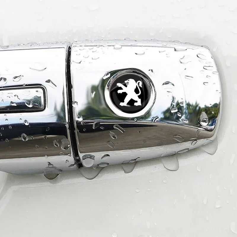 Car Door Keyhole Lock Core Anti Scratch Protection Sticker Auto Styling Accessories For Peugeot 208 2008 308 3008 5008 408 508
