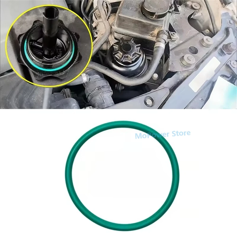 Retén de aceite 32411092649 para BMW Serie 3/5 X1 X3 E90 E60 E63 E70, anillo de sellado de tapa de depósito de aceite del servodirección 32410141428 32411128333