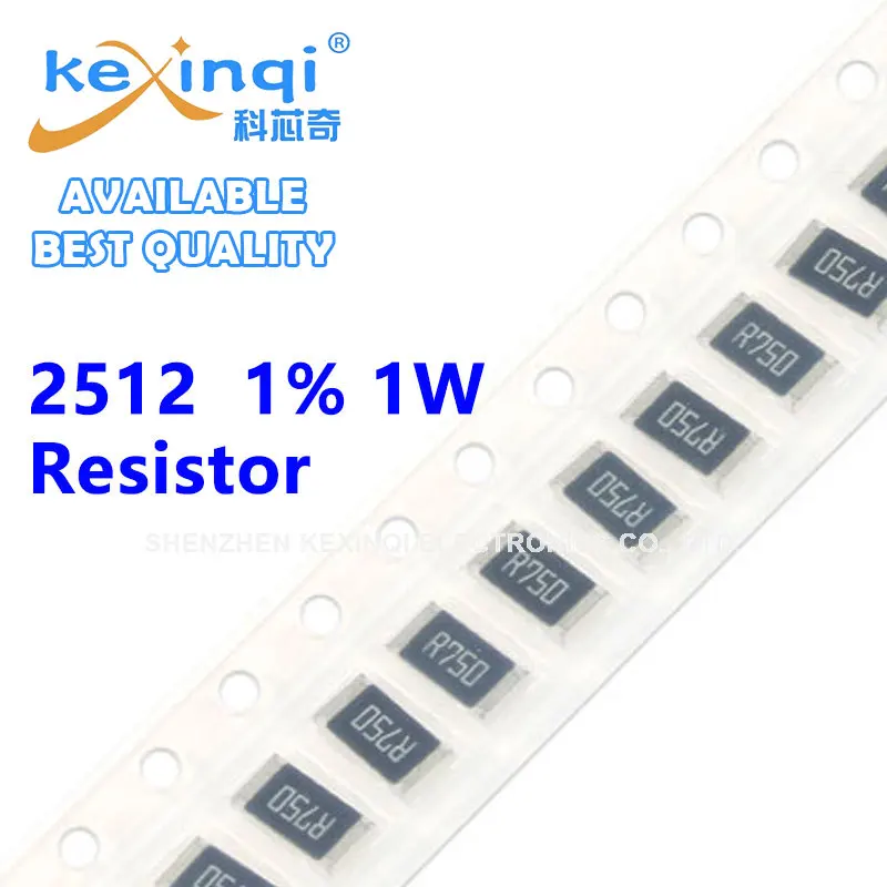 

50pcs 2512 SMD Resistor 1% 0R ~ 10M 1W 0 1 10 100 150 220 330 Ohm 1K 2.2K 10K 100K 220K 0R 1R 10R 100R 150R 220R 330R 470R 1M