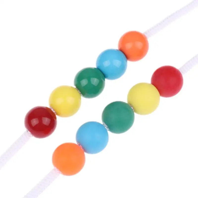 スポーツ視力トレーニングツール - 視力不全のための五珠ブロックストリング、目標指向練習