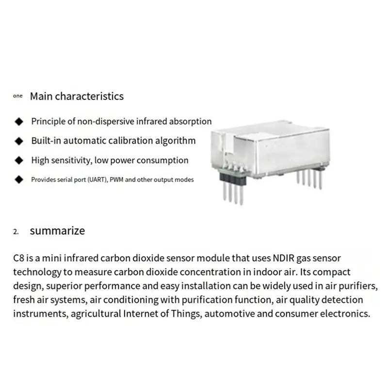 A25P 5X MH-Z19 MH-Z19C IR Infrarood CO2 Sensor Module Kooldioxide Gassensor NDIR Accessoires