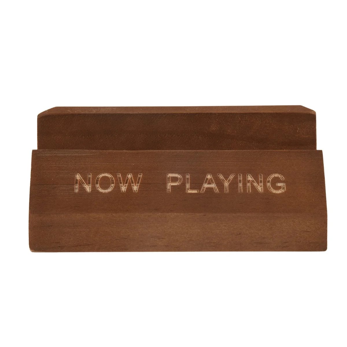 

ABJG-CD Record Stand Wood Vinyl Tabletop Holders LP Music Albums Display Album