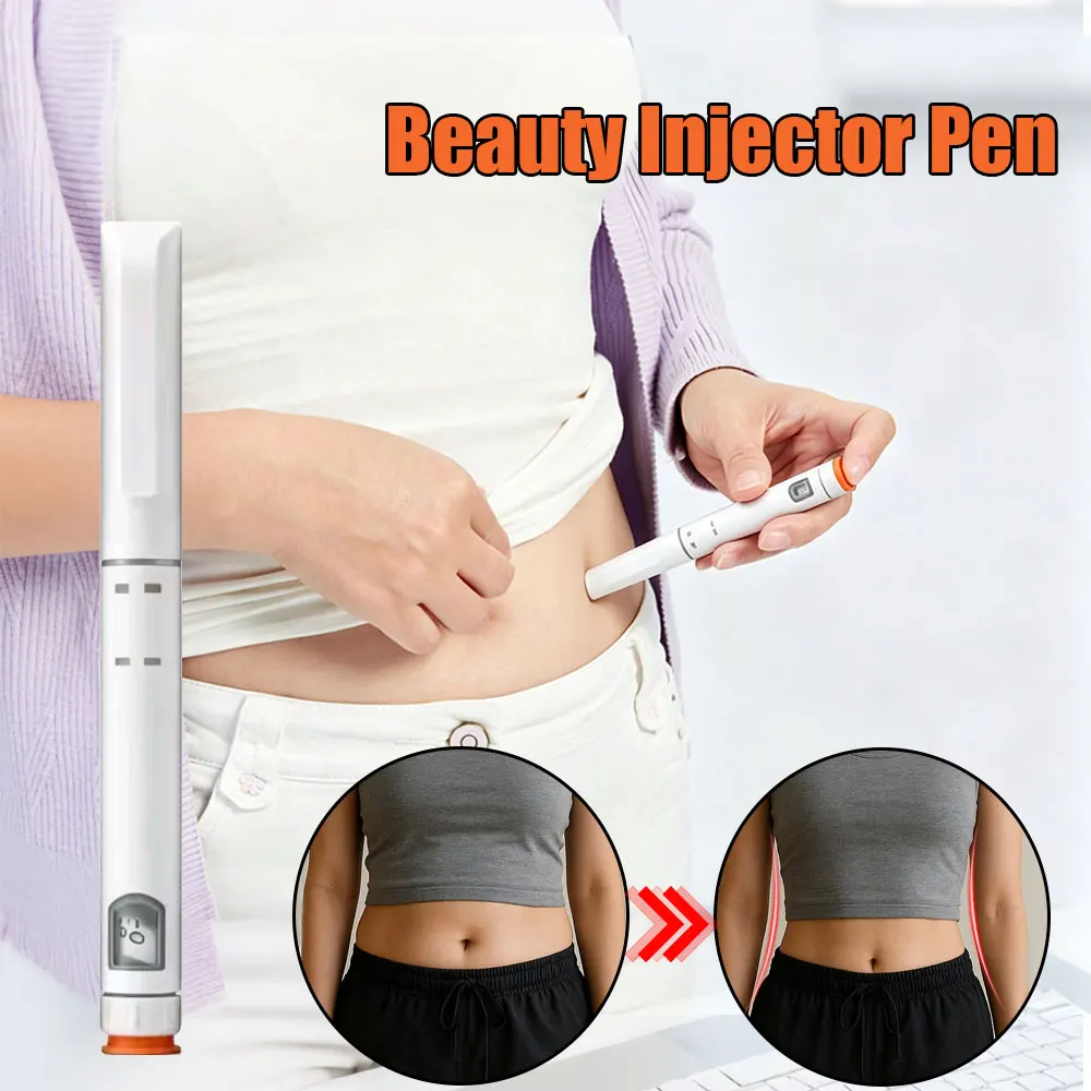 Disposable Sterile Injection Pen Insulin Injection Pen Adjustable Growth Hormone Dose 60U with 3ml Cartridges & 32G 4mm Pen Tip
