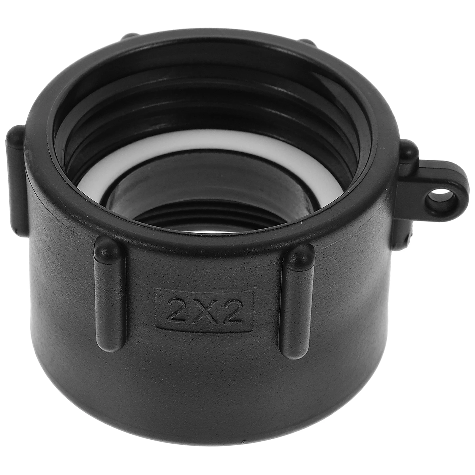 

Plastic IBC Tank Adapter 2 Inch Coarse to Fine Thread Double Internal Water Fittings Hose Connector Garden Irrigation Ton Barrel