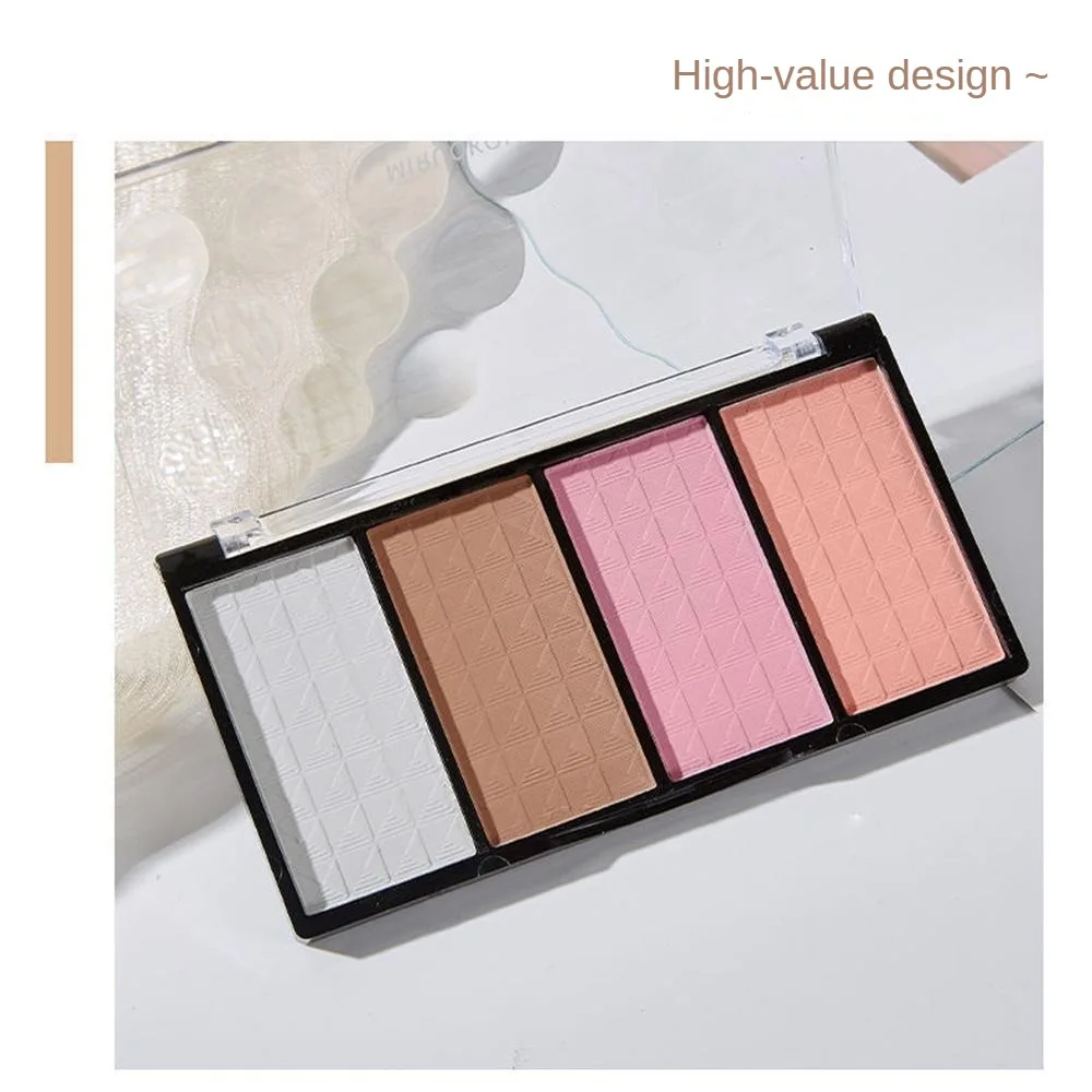 Double Blush Double Powder bietet natürliche 3D-Effekte Natur v Gesichts kontur erröten 3D Silhouette Gesicht Make-up Bestseller erröten