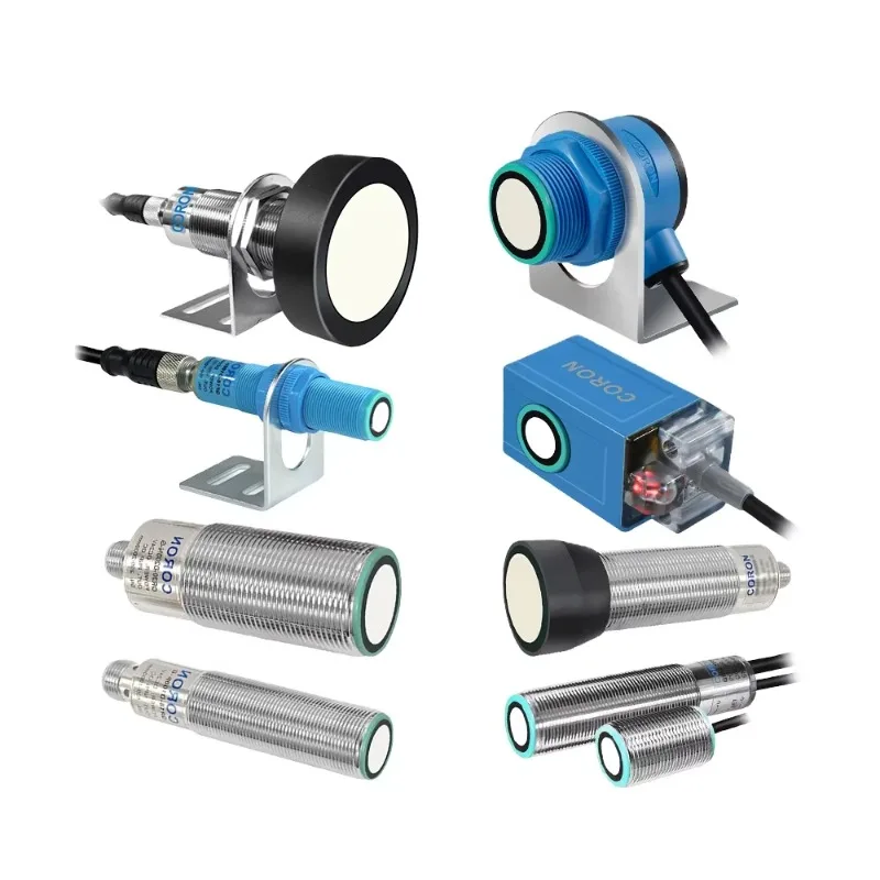 Long Range Ultrasonic Sensors Reflective PNP Normally Open/Closed Different Sizes and Shapes