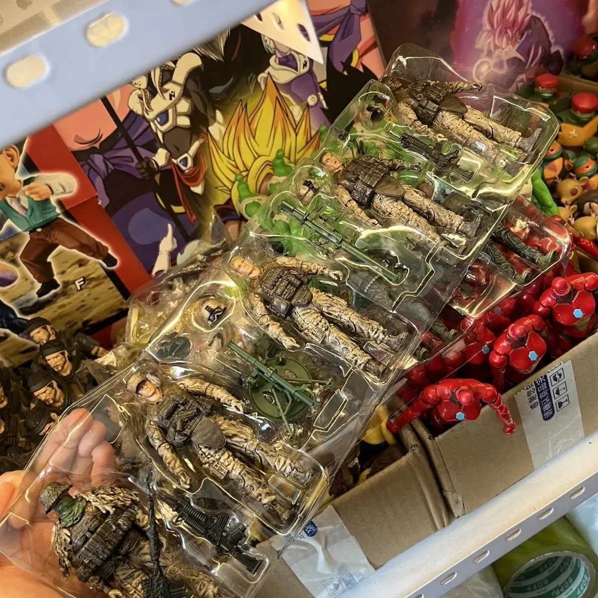 Véritable modèle militaire BBI 1:18 figurine articulée jouet prêt à l'emploi