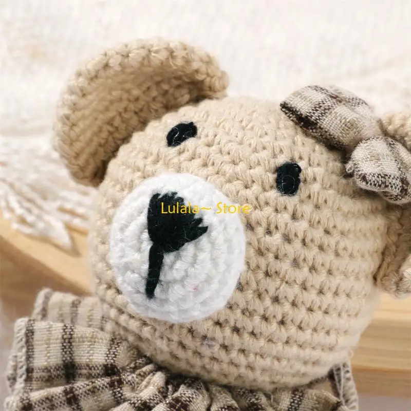 Y4QA gryzak dla dziecka szydełkowana zabawka do chwytania dla małych dzieci dekoracje do pokoju dziecięcego zabawka dla dziecka