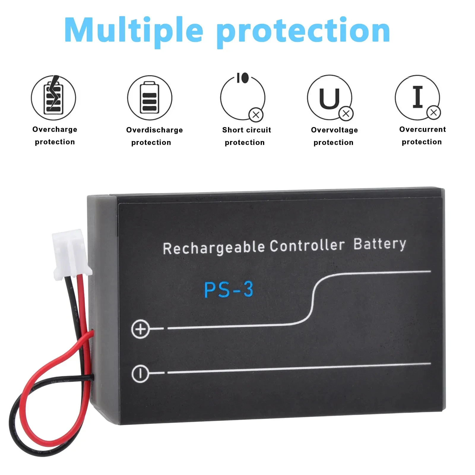 

1200mAh LIP1359 Battery Bateria for Sony Playstation 3 PS3 Dualshock 3 Wireless Controller CECHZC2E, CECHZC2U, LIP1859, LIP1427