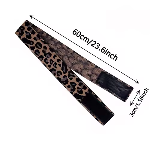 Fashion Hair Elastic Band For Wigs Adjustable Edge Scarf Elastic Headband With MagicTape for Women Lace Wigs - Image 10