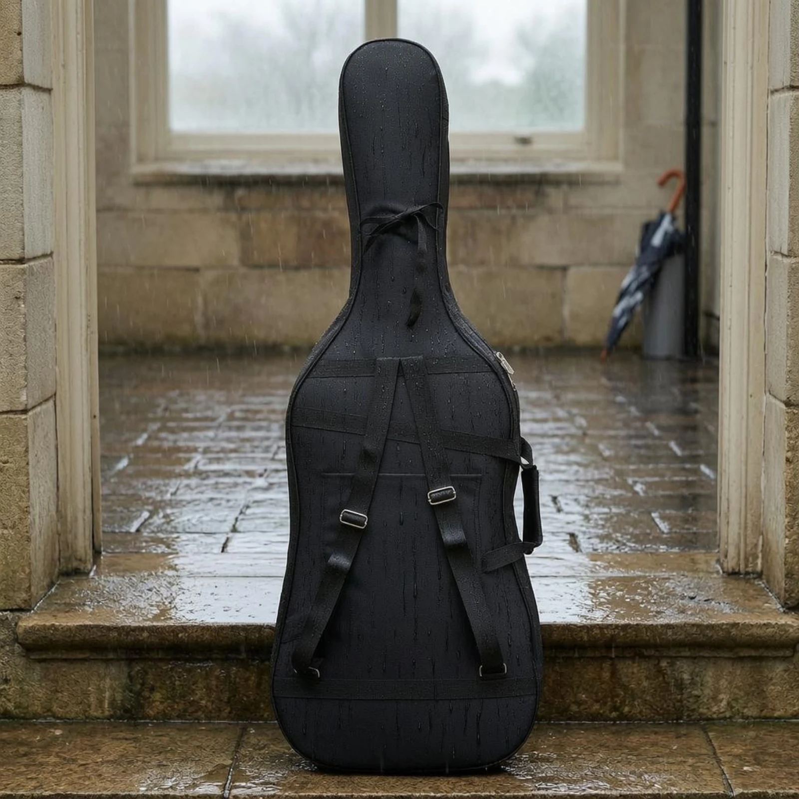 Padded Cello Gig Bag Portable Cello Gig Bag Music Transport Item Accessory Pockets Soft Interior image 4