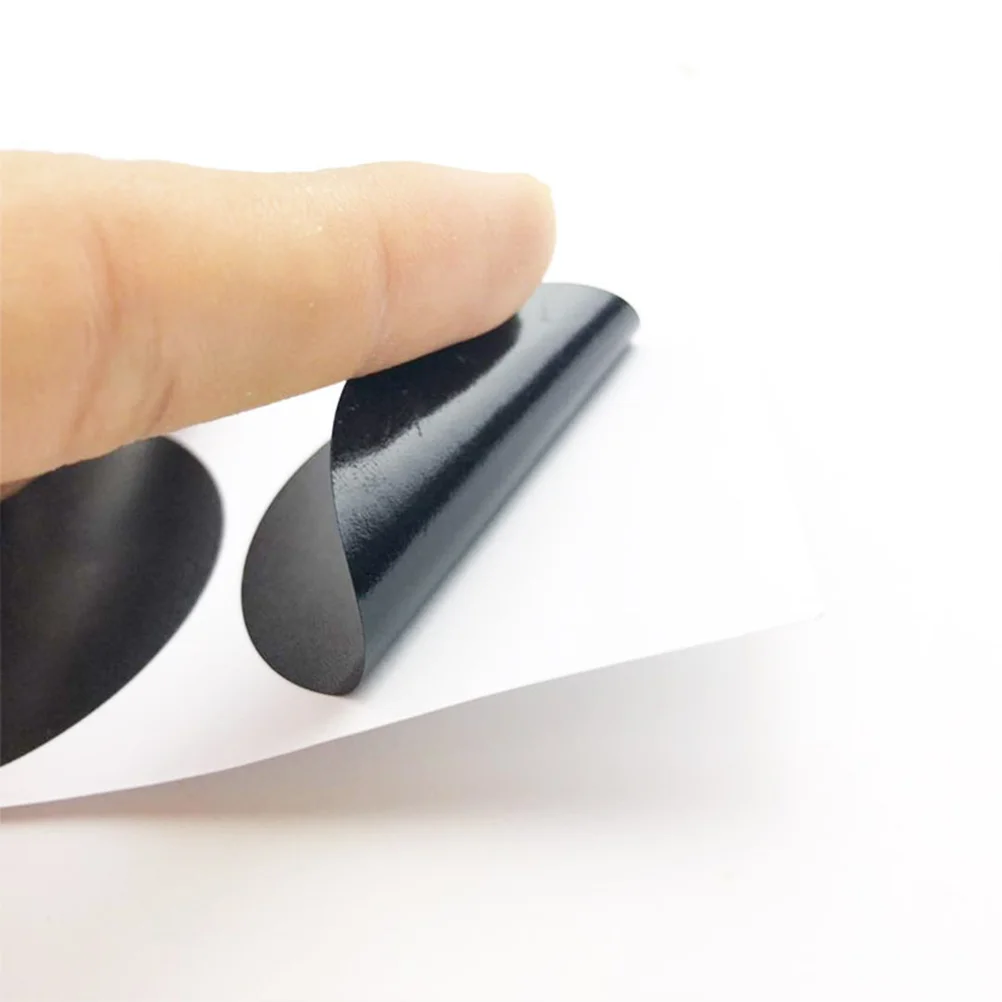 

2 рулона ПВХ этикетки для классной доски, клейкие наклейки, круглые черные для кухонных бутылок, банок, банок, написание заметок, организация, доска