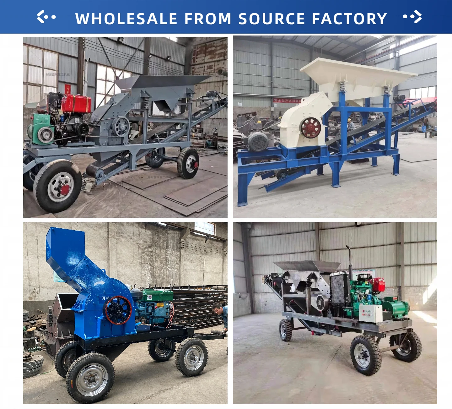 Compact Small Hammer Crushing Equipment Low Power Consumption for Household Stone Processing
