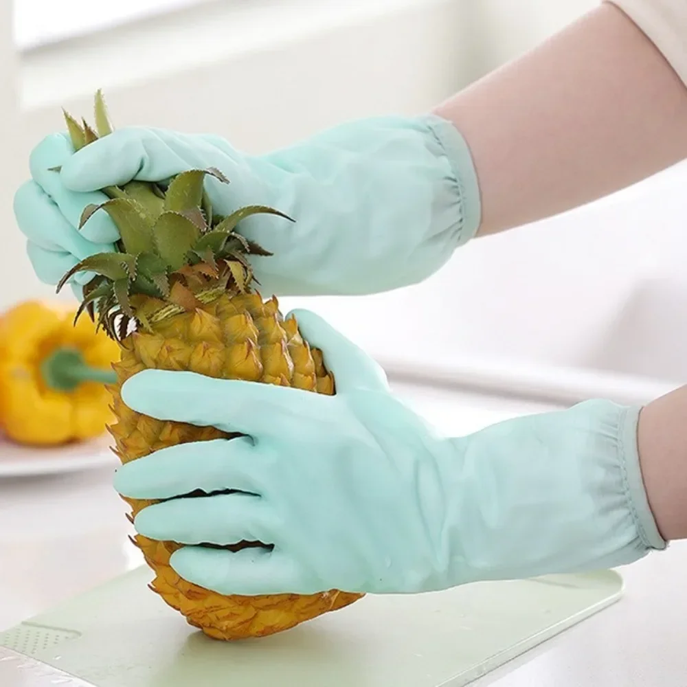 

Clean Tool Laundry Kitchen Latex Gloves Household Rubber Glove Dishwashing Gloves Waterproof Gloves