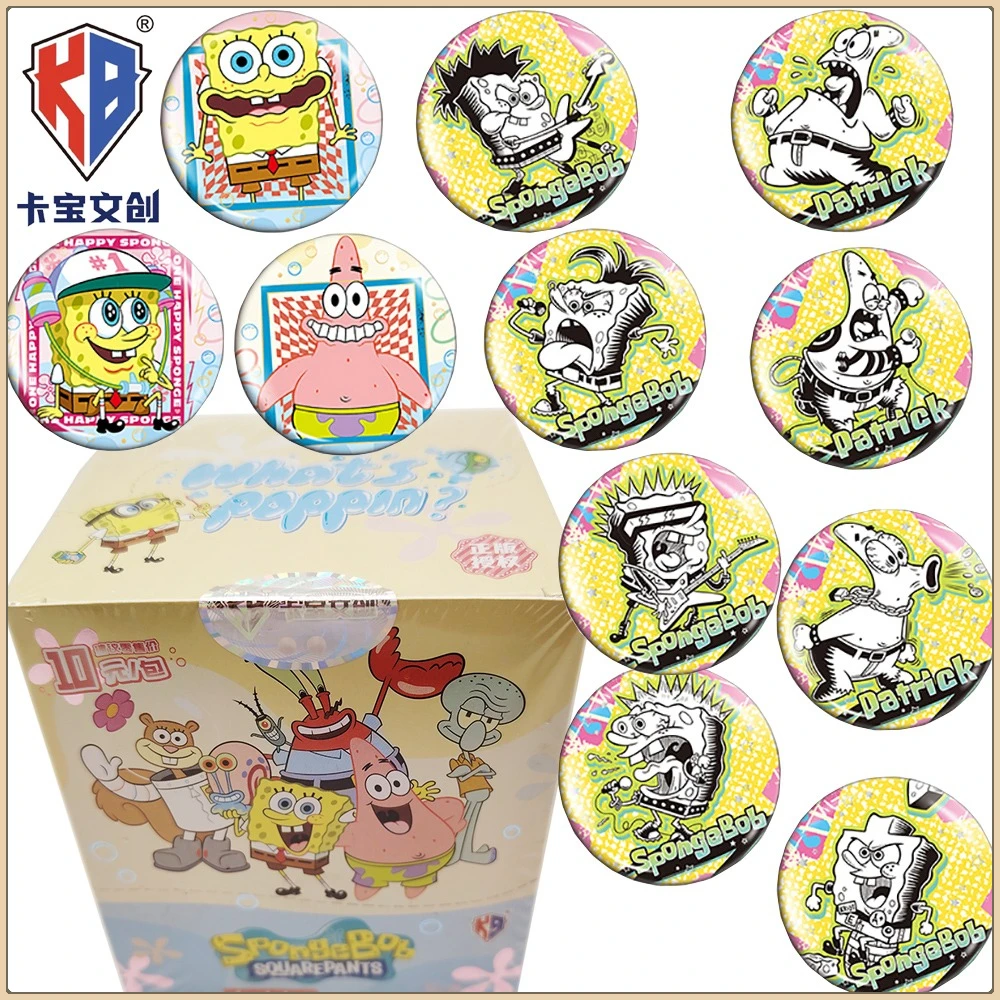 

Original Kabao SpongeBob SquarePants Popular Anime Character Creative Badge Exquisite Brooch for Kids Christmas Collection Gifts