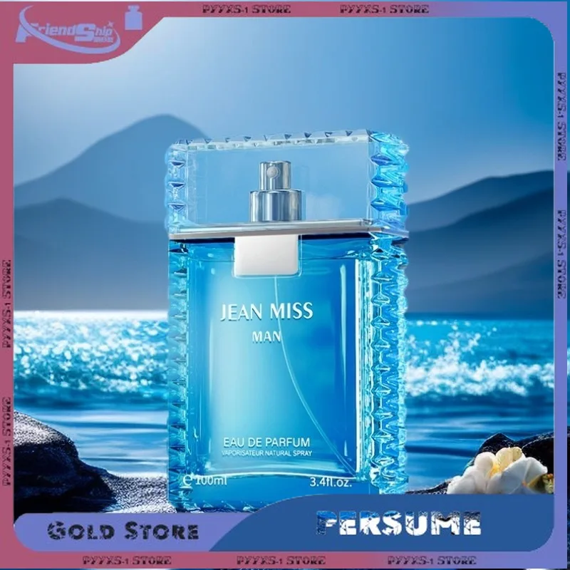 100ml Classic Parfum Men Light Scent Ocean Fresh Romantic Aquatic Wood Notes Long Lasting Homme Parfum Cologne Dating Deodorants