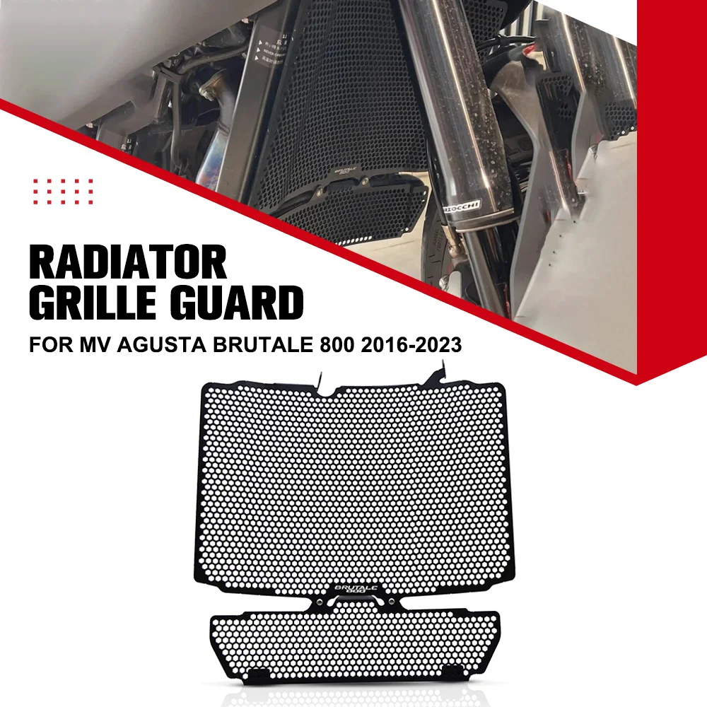

For Italjet Dragster 800/800RR Motorcycle Accessories Radiator Grille Cover Guard Protection For MV Agusta Brutale 800 2016-2023