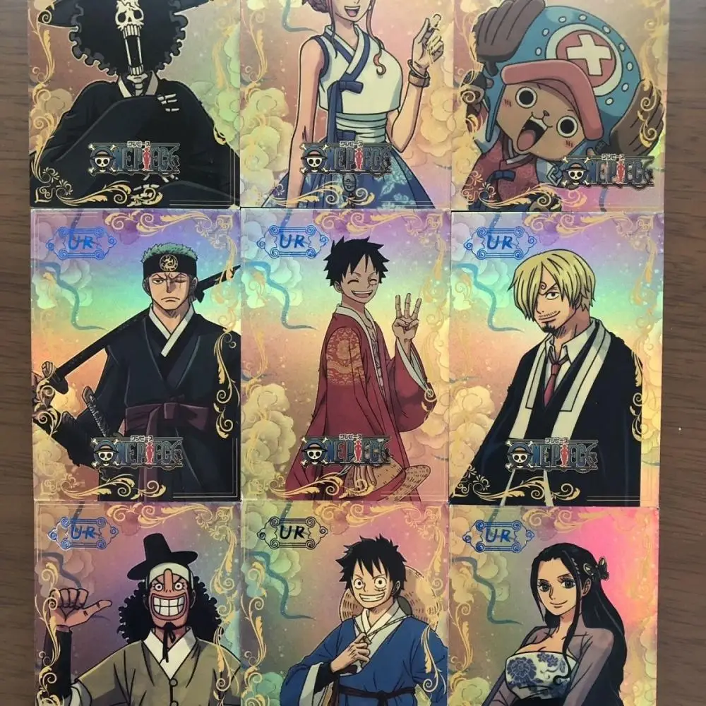 Anime ONE PIECE UR ZR series Vinsmoke Reiju Portgas D Ace Edward Newgate collection card Entertainment toys Board game card