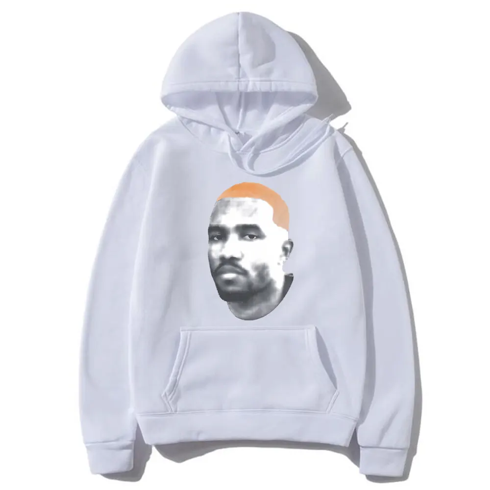 Rapper Frank Face Graphic Hoodie Rap Male Blond Hip Hop Sweatshirt Ocean Oversized Hoodies Men Fashion Casual Vintage Streetwear